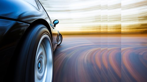 Sports car in corve Automotive & New Mobility