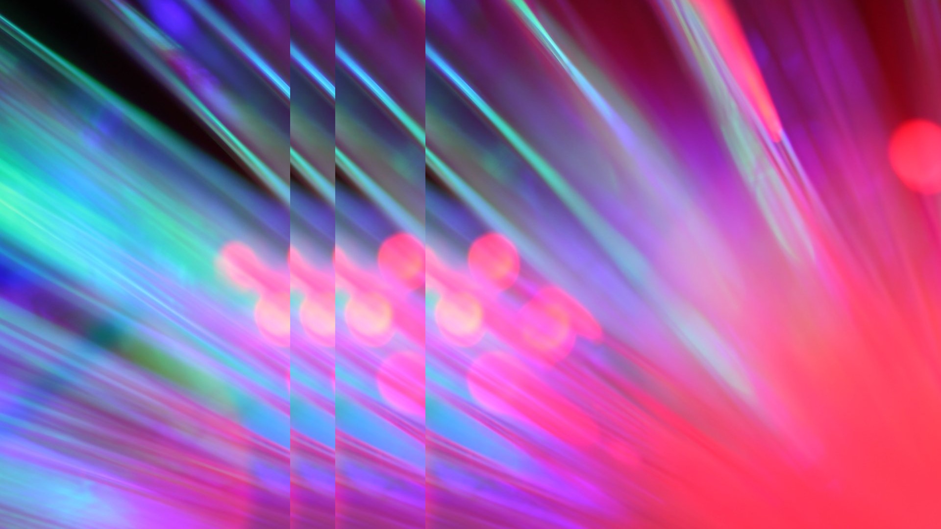 Abstract background with lights pulsed