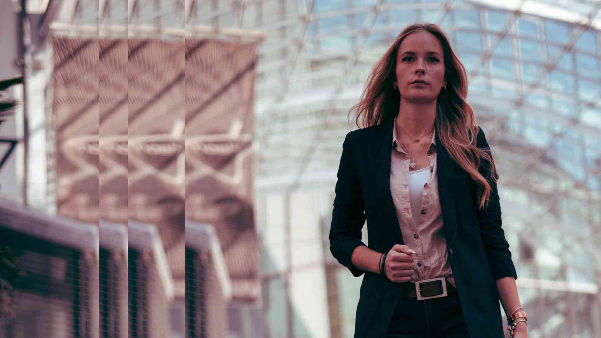 agile woman with pulse