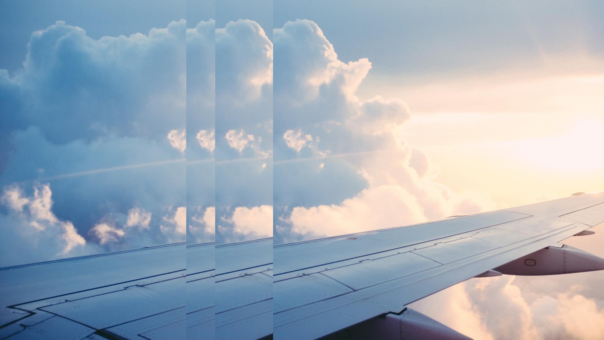 airplane  with pulse