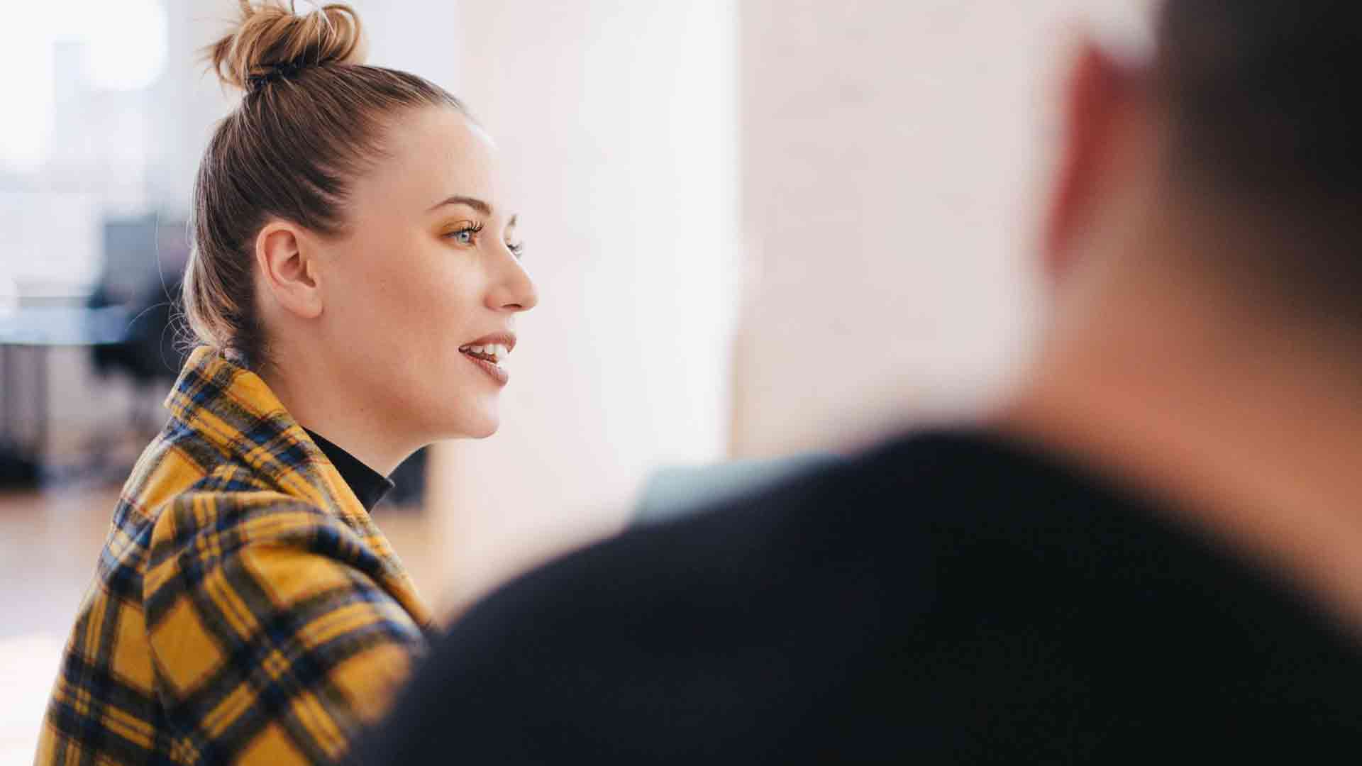 business woman meeting