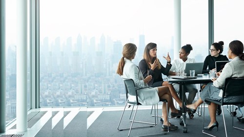 business women with pulse