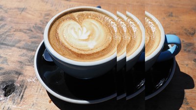 cup of coffee with heart