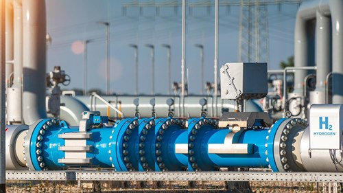 Hydrogen renewable energy production pipeline with pulse