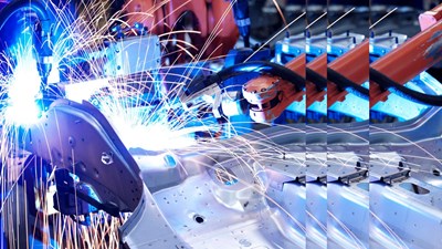 Robots manufacturing with pulse