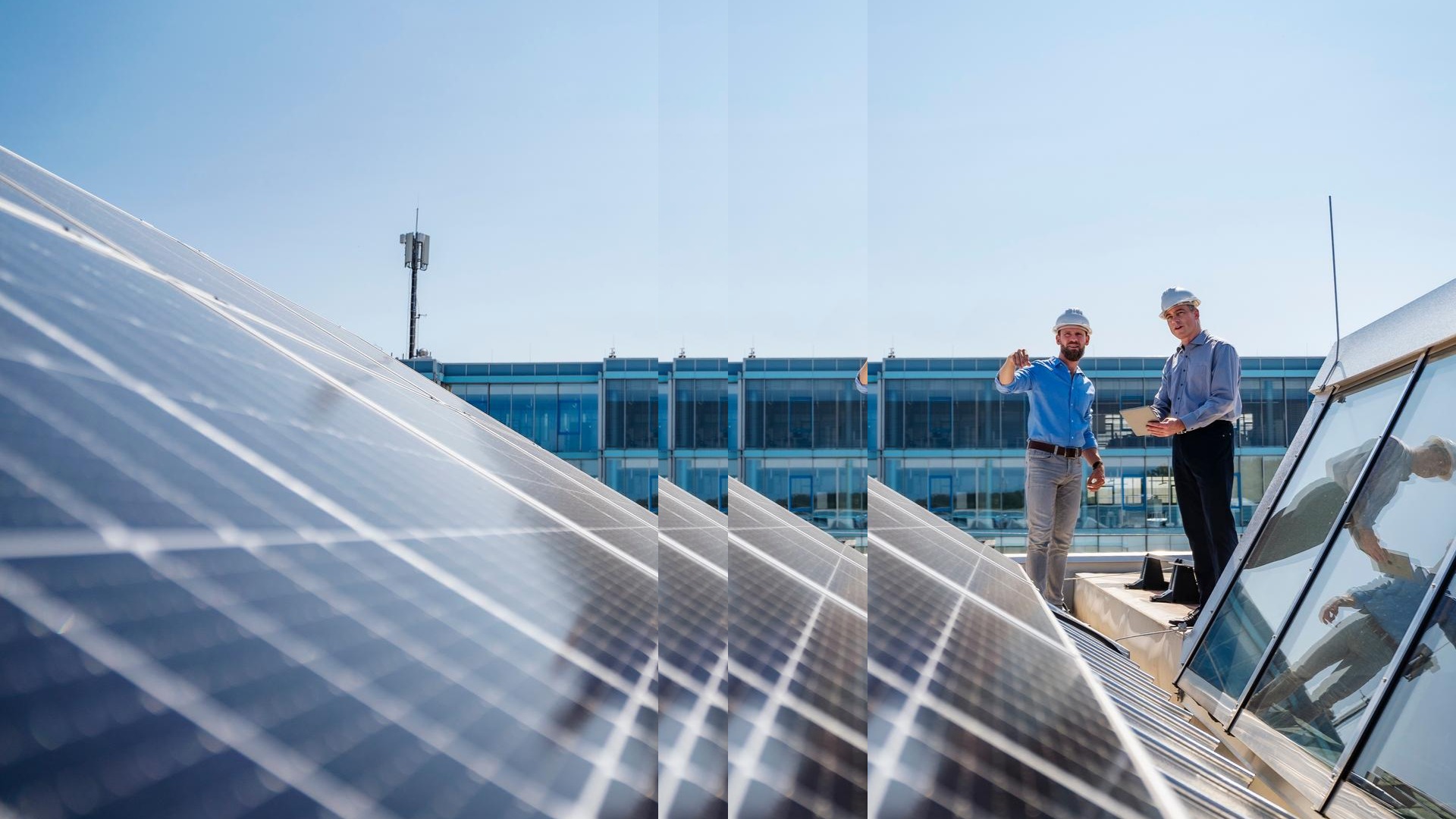 Solar panel with pulse