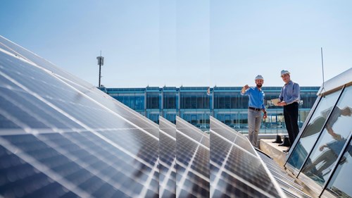 Solar panel with pulse