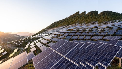 Solar Power Station Mountain