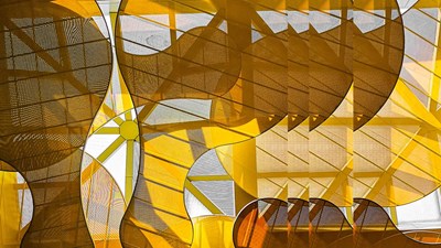 Yellow textiles