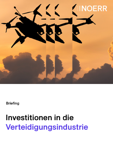 Thumbnail Briefing Investition in die Verteidigungsindustrie
