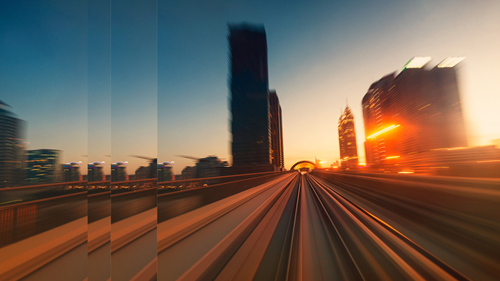 Dubai Straße Über uns Zukunft