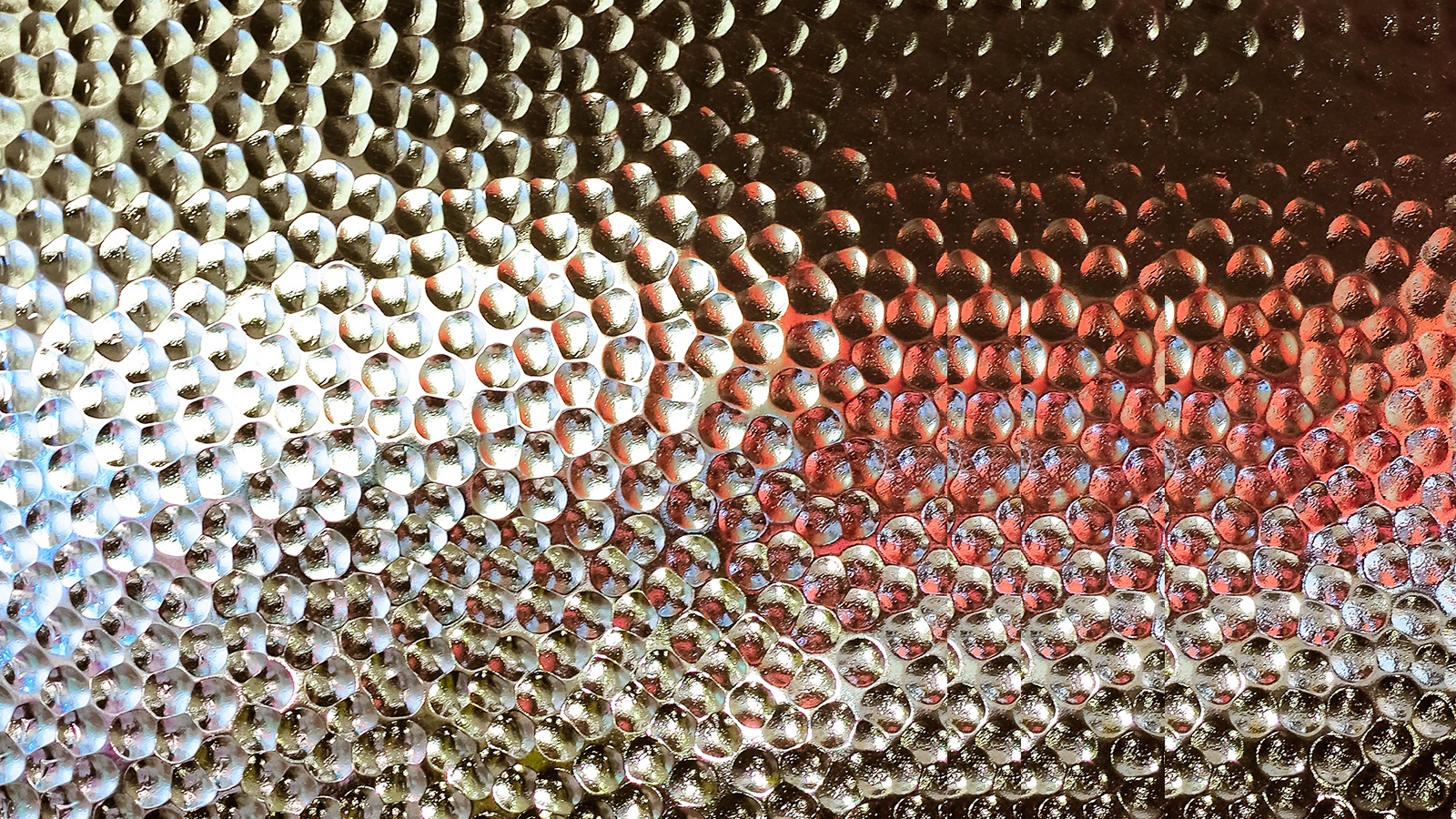 frosted glass structure