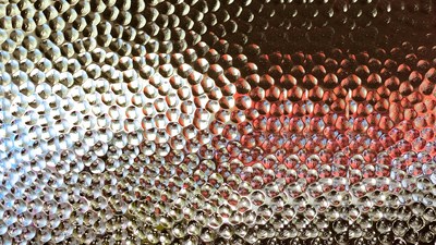 frosted glass structure