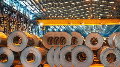 Hot rolled steel sheets and coils storage