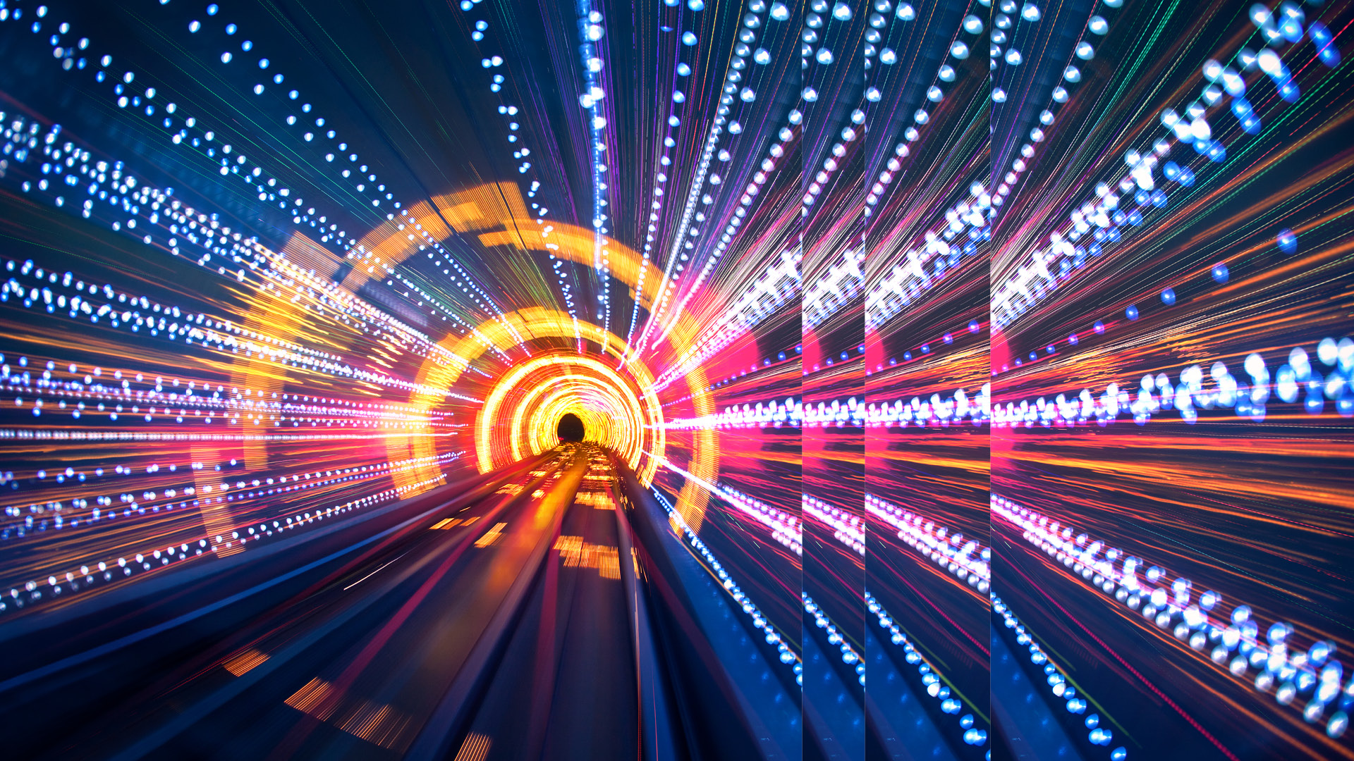 lights tunnel