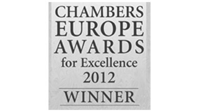 Chambers Europe Awards for Excellence 2012 - Winner