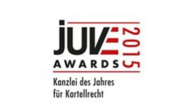 JUVE Awards 2015 Kanzlei des Jahres für Kartellrecht