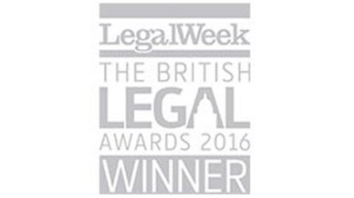 Legal Week The Bristish Legal Awards 2016 Winner