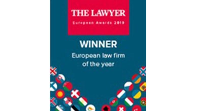 The Lawyer Awards 2019 European Law firm of the year