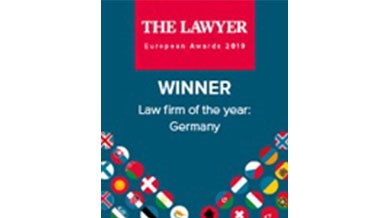 The Lawyer Awards 2019 Law firm of the year Germany