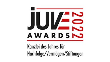 JUVE Awards 2022 Kanzlei des Jahres für Nachfolge/Vermögen/Stiftungen