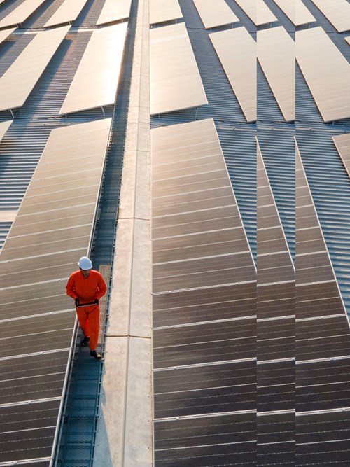 Solarzellen Paneele Energie