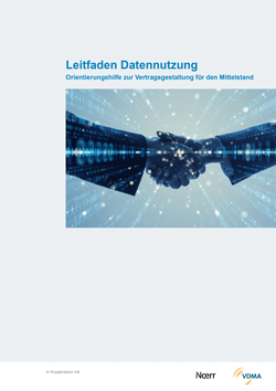 Downlaod: "Leitfaden Datennutzung – Orientierungshilfe zur Vertragsgestaltung für den Mittelstand“