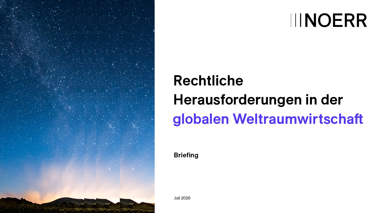 Weltraumbriefing