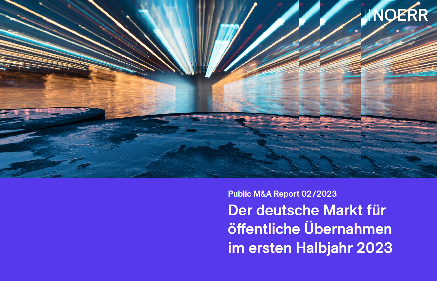 Titelbild Public M&A Report 2/2023 deutsch