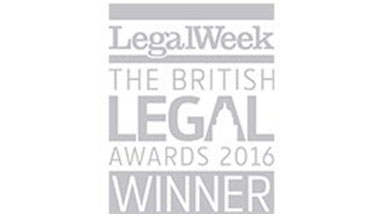 Legal Week The Bristish Legal Awards 2016 Winner
