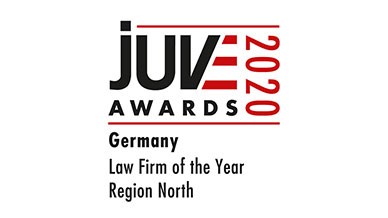 JUVE Awards 2020 Law firm of the year region north