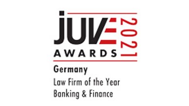 JUVE Awards 2021 Law firm of the year Banking & Finance