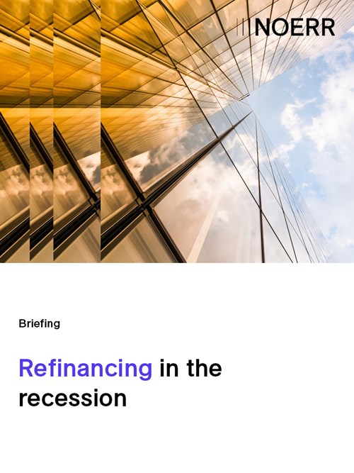 Thumbnail Briefing refinancing in recession