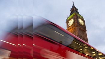 Big Ben and red bus in London