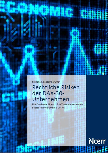 Rechtliche Risiken der Dax-30 Unternehmen
