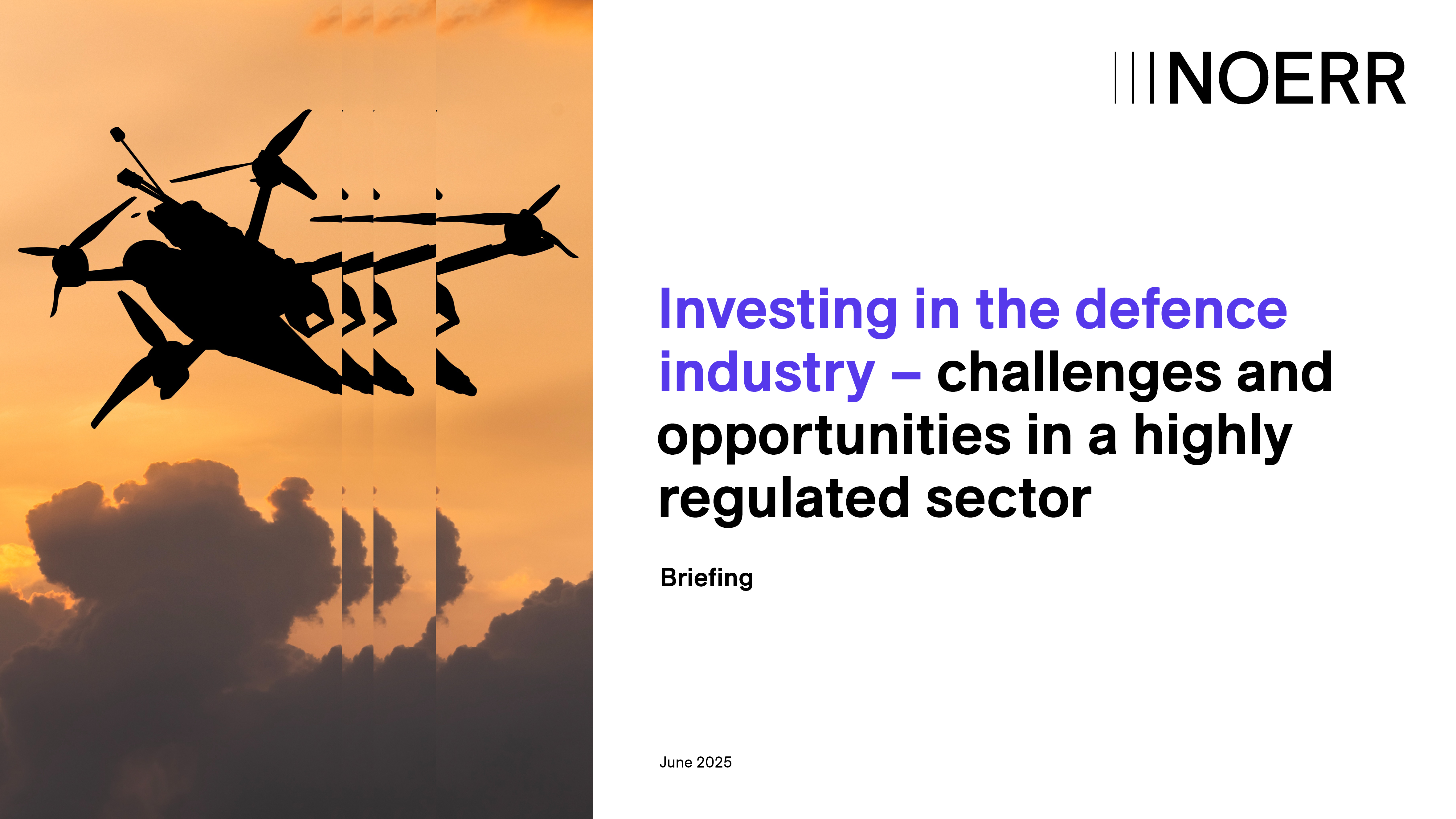 briefing_Investing in the defence industry