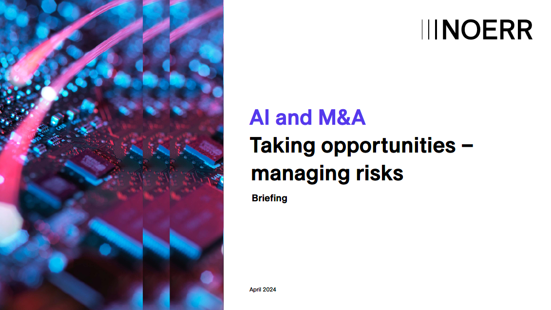 AI and MA_Taking opportunities_managing risks_EN