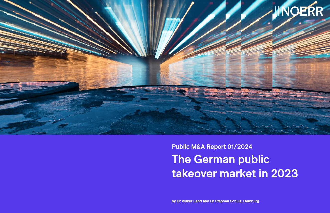 Cover Public M&A Report 01/2024 Englisch