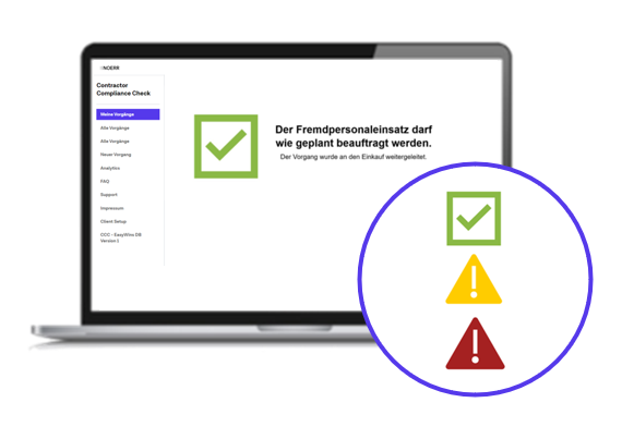 Contractor Compliance Check Anwenderorientiert